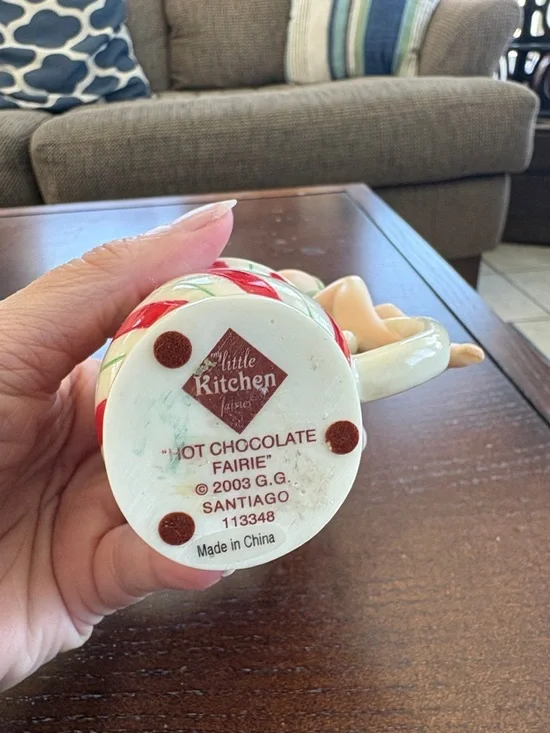 Hot Chocolate Fairie" figurine from the Enesco "My Little Kitchen Fairies", 2003 - Picture 7 of 8